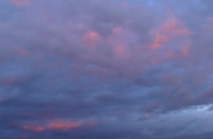 clouds at sunset