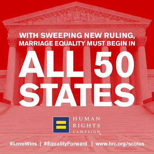 SCOTUS rules in favor of marriage equality